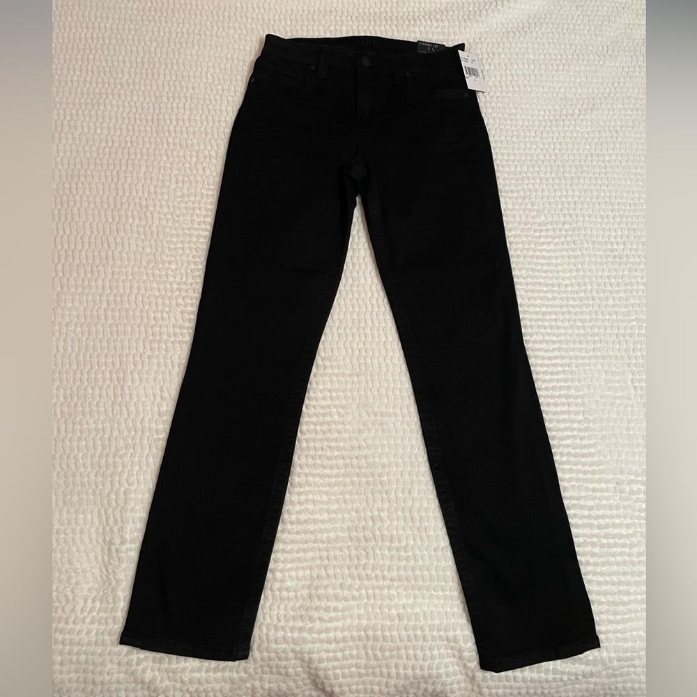 Kut from the Kloth | Stevie Mid Rise Straight Leg Jeans | Black Jeans | NWT - Picture 6 of 14